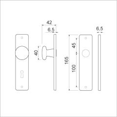 AMI KORTSCHILD, F2 , BLIND 165/4RH BL