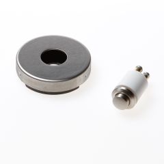 BELDRUKKER ROND RVS 35376