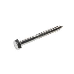 HOUTDRAADBOUT RVS A2 10 X 40MM