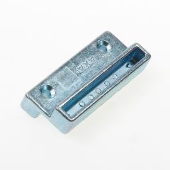 AXA OPBOUWSLUITKOM MET VERZET 8 MM VOOR RAAMSLUITINGEN 3309-3308-3302 ZAMAC GALVANISCH VERZINKT 3307-87-64/E