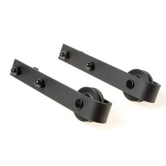INTERSTEEL ROLLERS ZWART VOOR SCHUIFDEURSYSTEEM SET VAN 2 ROLLERS