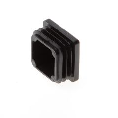 VIERKANTE INSTEEKDOP ZWART 35 X 35MM BUITENWERKSE MAAT