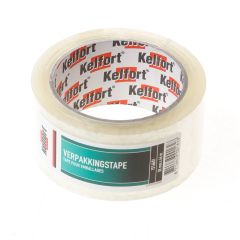 VERPAKKINGSTAPE TRANSPARANT, 50MM X 66 METER