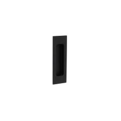 INTERSTEEL SCHUIFDEURKOM RECHTHOEK 120X40 MM BLIND MAT ZWART