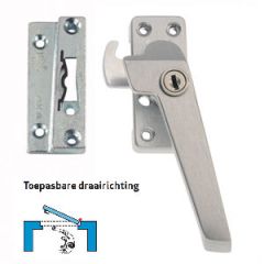 AXA VH RAAMSLUITING 3319 RECHTS F1G CILINDER + OPBOUWSLUITKOM