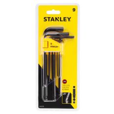 STANLEY STIFTSLEUTELSET INBUS ROND KOP 1,5-10MM 9-DLG