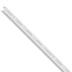 WANDRAIL ELEMENT ENKEL STAAL 50CM WIT