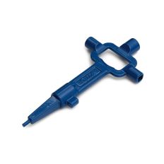 NIEUWBOUWSLEUTEL METAAL BLAUW PASSEPARTOUT