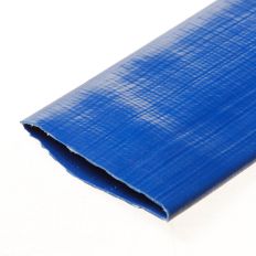 BRANDWEERSLANG BLAUW PLAT 90MM