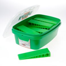 WIG GROEN 150 X 45 X 25MM DOOS VAN 16 WIGGEN