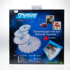 DIAMANTZAAG UNIVERSEEL NAT TYFOON DIAMETER 300 X ASGAT 30MM