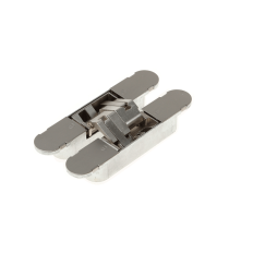ONZICHTBAAR SCHARNIER, 3D, TYPE HIDE 134-60, AFMETING 134X24X21MM, KLEUR INOX LOOK