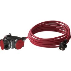 3-W RUBBER VERDEELBLOK H07RN-F 3 X 1.5MM² 10 METER
