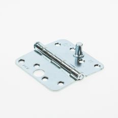 AXA VEILIGHEIDSSCHARNIER RONDE HOEKEN TOPCOAT GEGALVANISEERD 89 X 89MM SKG*** 1114-25-23/V4E