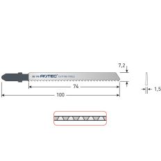 DECOUPEERZAAGBLAD DC190 / T101BR
