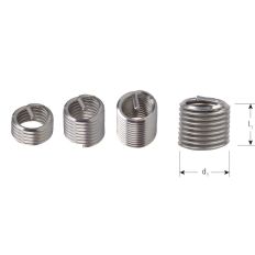 V-COIL DRAADINSERTS M 8X1,25 - 1,5XD