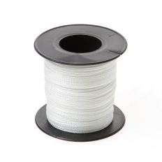 NYLONKOORD GEVLOCHTEN WIT 1MM