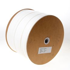 PE-SPATIEBAND OP HASPEL WIT 400 METER 9 X 3MM