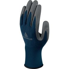 GEBREIDE HANDSCHOEN MET COATING - POLYAMIDE - GLAD AQUA-POLYMEER - JAUGE : 15 - 08