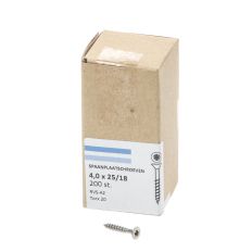 SPAANPLAATSCHROEF RVS-A2 PK TX-20 4.0X25/18 (200)
