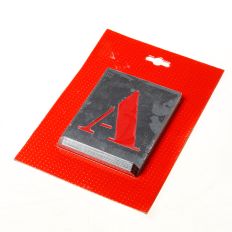 SJABLOON LETTERS A T/M Z - 80MM