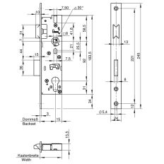 WILKA SMALSLOT RVS 1433-35 PC 92 LS/RS