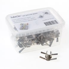 WYMEFA TUBICLIC UNIVERSEEL BUISKLEM RVS VOOR DIAMETER 16-24MM DOOS VAN 50 KLEMMEN
