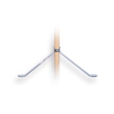 STOKHOUDER SOLIDE 45 CM BREED, 19 CM HOOG VOOR STEEL 28 MM
