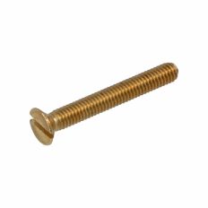 METAALSCHROEF DIN963 MESSING PK M3 X 8MM (200ST)