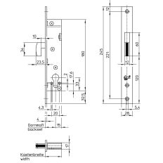 WILKA VH SMALSLOT RVS HAAK 1736-41 PC