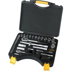 DOPPENSET CHR/MAT 70-DLG 1/4"-1/2"