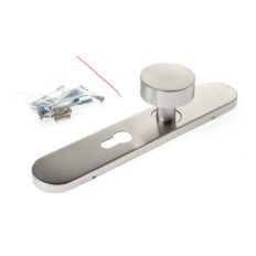 D4E KNOP PADDENSTOEL OP SCHILD 45X245 RVS PC55