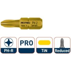 PRO INSERT SCHROEFBIT PH 2-R L=25MM C 6,3 TIN, 4,6 - 4,8MM
