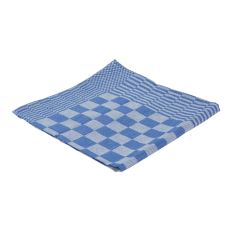 THEEDOEK BLAUW BLOK 70X70CM