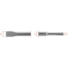 SDS+ PLATTE BEITEL 20X250MM