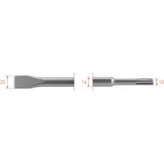 SDS+ PLATTE BEITEL 20X250MM