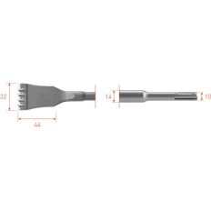 SDS+ HM-TANDBEITEL 32X125MM