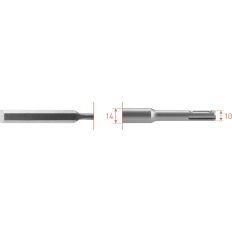 SDS-PLUS STEEKBEITEL, 10X165