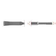 SDS+ PATENTVOEGBEITEL LANGMODEL 7MM DIKTE 32X200