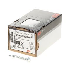SFS BETONSCHROEF 7,5X60MM MULTI-MONTI-PLUS, MET ZESKANT KOP EN AANGEPERSTE RING, VERZINKT