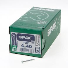 SPAX SPAANPLAATSCHROEF PLATVERZONKEN KOP VERZINKT T-STAR T20 4.0X40MM (PER 1000 STUKS)