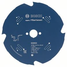 BOSCH CIRKELZAAGBLAD 4 TANDEN FIBER CEMENT TCG 165 X 20 X 2.2MM