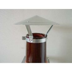 REGENKAP 148-154MM GEGALVANISEERD STAAL