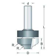 HM PROFIELFREES R=2.4 D=6