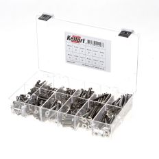 ASSORTIMENTSDOOS METAALSCHROEF RVS A2 PLATKOP DIN 965