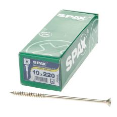 SPAX-S SPAANPLAATSCHROEF PLATVERZONKEN KOP GEEL VERZINKT T50 10 X 220MM