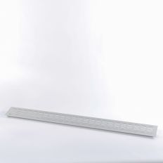INBOUW VENTILATIESTRIP 100 X 1000MM 381 ALUMINIUM GEANODISEERD