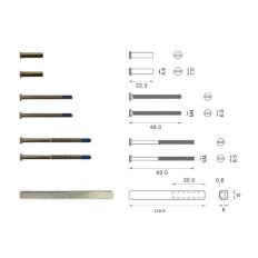 D4E ALU VASTDRAAIBAAR MONTAGESET KRUK/KRUK DD37-56MM