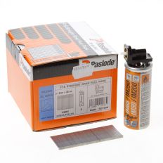 PASLODE AFWERKNAGEL VERZINKT F16 X 32MM INCLUSIEF GAS IM65 DOOS MET 2000 NAGELS