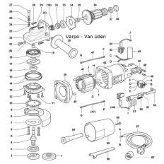 PROTOOL KOOLBORSTELSET AGP 125-10, 627001 LADE1